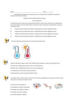 .
NOME:_____________________________________________________DATA:______/___/__
              Habilidade (EF07CI02) Diferencia