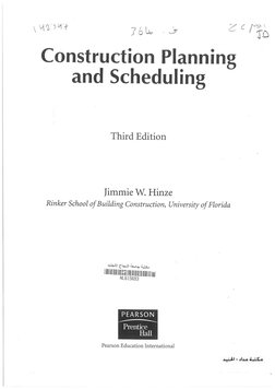 Construction Planning & Scheduling | PDF