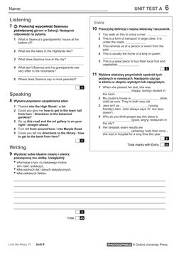 Unit 6 Test for Class VI | PDF