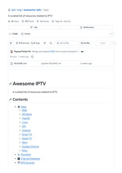 Awesome IPTV Resources on GitHub | PDF | Apple Tv | Ios
