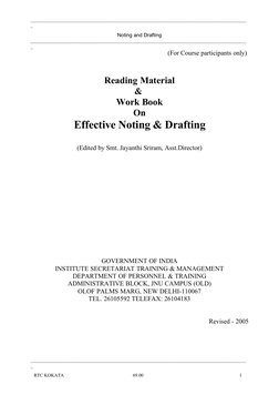 ____________________________________________________________________________________________
_
Noting and Drafting
__________