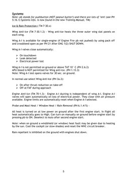 Systems
Note: pb stands for pushbutton (NOT peanut butter!) and there are lots of ‘em! (see PH  
5.16.1) Systems info. is now