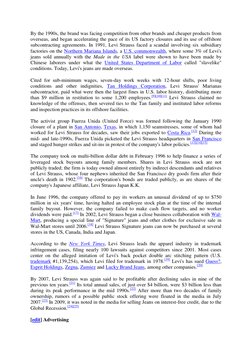 By the 1990s, the brand was facing competition from other brands and cheaper products from 
overseas, and began accelerating