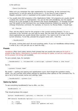 HandBrakeCLI Command Line Guide | PDF | Command Line Interface ...