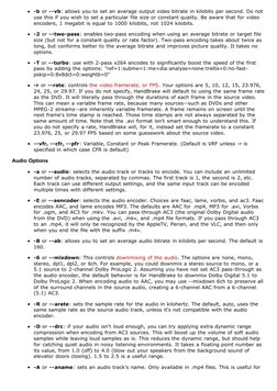 HandBrakeCLI Command Line Guide | PDF | Command Line Interface ...