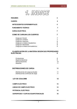 [PRIMER LABORATORIO DE FISICA III] 
                                UNI-FIM 
 
 
2 
 
 
 
 
 
RESUMEN
