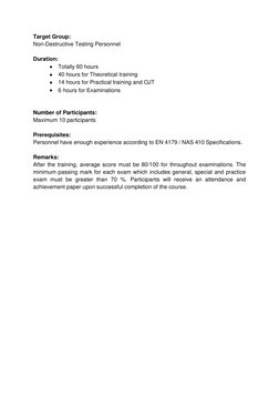 RT Level 2 Training Course Overview | PDF | Nondestructive Testing ...