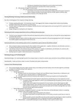 o 
Starting up or buying businesses beyond its current products and markets 
o 
Must be careful not to overextend their brand
