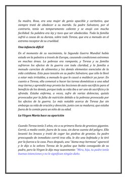 Su madre, Rosa, era una mujer de genio apacible y caritativo, que 
siempre trató de obedecer a su marido. Su padre Salvator