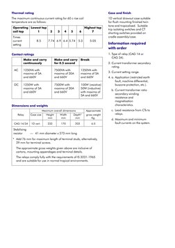 Cag14 PDF | PDF | Relay | Transformer
