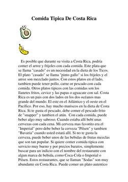 Comida Tipica De Costa Rica