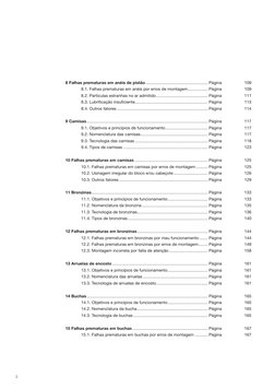 2
8 Falhas prematuras em anéis de pistão...................................................... Página.
109
.
8.1..Falhas.prem
