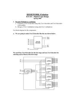 5-to-32 Decoder and Multiplexer Design | PDF | Binary Coded Decimal ...