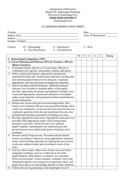 Department of Education 
Region IX, Zamboanga Peninsula 
Division of Zamboanga City 
MERCEDES DISTRICT 
Zamboangba City 
 
CL