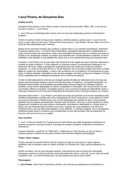 I-Juca Pirama, de Gonçalves Dias
Análise da obra
Gonçalves Dias publicou o livro Últimos cantos e deve ter sido escrito entre
