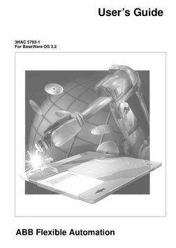 S4C-User's Guide 3.2 (3HAC 5783-1) | PDF | Computer File