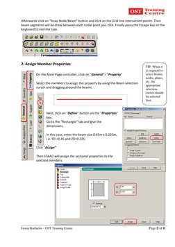 STAAD Pro Continuous Beam Analysis Guide | PDF | Beam (Structure ...