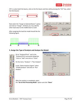 STAAD Pro Continuous Beam Analysis Guide | PDF | Beam (Structure ...