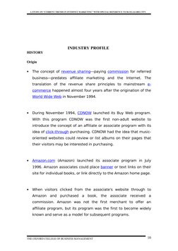 A STUDY ON “CURRENT TRENDS IN INTERNET MARKETING” WITH SPECIAL REFERENCE TO BANGALORE CITY