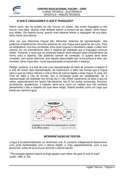 CENTRO EDUCACIONAL FUCAPI – CEEF 
CURSO TÉCNICO – ELETRÔNICA 
APOSTILA – INGLÊS TÉCNICO 
 
 
Inglês Técnico - Página 4 
 
O Q