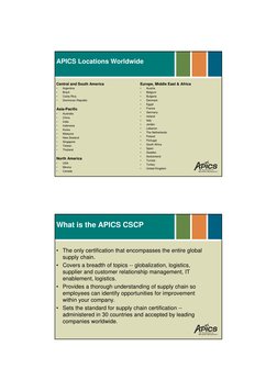 APICS CPIM Self-Study Resources Guide | PDF | Supply Chain ...