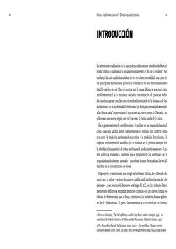 10
Crisis multidimensional y Democracia Inclusiva 
11
INTRODUCCIÓN
La actual universalización de lo que podemos denominar “mo