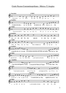 Credo Niceno-Constantinopolitano - Música: T. Aragües
3      
& w
œ
œ
.œ
Creo en un
so
lo
Dios
Sacerdote
œ œ œ œ œ œ œ œ
.œ
P