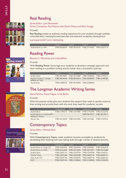 SKILLS
52
Real Reading 
Series Editor: Lynn Bonesteel
Series Consultant: Paul Nation with David Wiese and Alice Savage
4 Leve