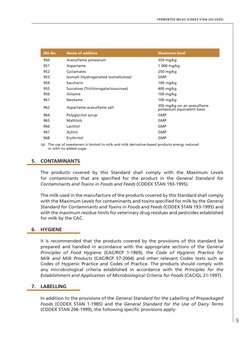 Codex Milk Code Codex Standard for Fermented Milks 243-2003 | PDF | Yogurt | Milk