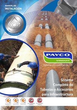   
 
 
 
 
 
C
A
A
T
 
E
A
I
G
R
O
Sistema 
Completo de 
Tuberías y Accesorios 
para Infraestructura
MANUAL DE
INSTALACIÓN
