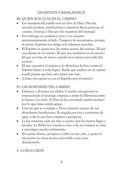 LEVÁNTATE Y RESPLANDECE 
 
6 
III. QUIEN NOS GUIA EN EL CAMINO 
 Los maestros del pueblo son un don de Dios. Dios ha 
movido
