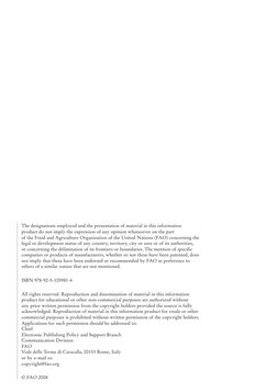 The designations employed and the presentation of material in this information
product do not imply the expression of any opi