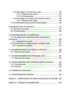 10 
        7.2.3 Abordagem a veículos de carga ................................... 40 
                7.2.3.1 Sequência