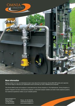 More information
Please contact us if you are interested to learn more about the revolutionary Omnia 8943-BP probe and vapori