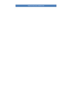 PERMUTATIONS AND COMBINATIONS 
 
 
