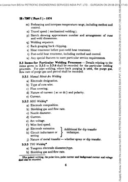 IS 7307 Part 1: Welding Procedures | PDF | Welding | Construction