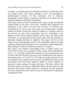 Inca Calendar and Ceque system in Exsul Immeritus 
80 
secondly, to conclude about its calendrical function of which Polo als