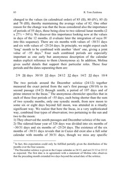 R. Tom Zuidema 
 
83 
changed to the values (in calendrical order) of 85 (II), 80 (IV), 85 (I) 
and 78 (III), thereby maintai
