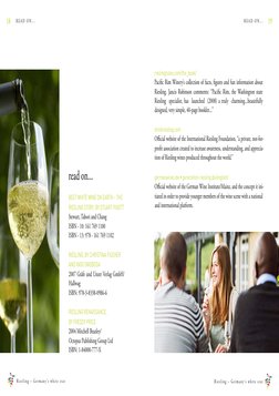 18
R i e s l i n g  –  G e r m a n y ‘ s  w h i t e  s t a r
R i e s l i n g  –  G e r m a n y ‘ s  w h i t e  s t a r
19
r e