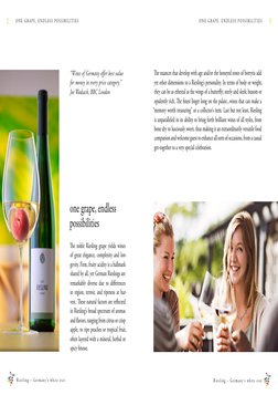 2
R i e s l i n g  –  G e r m a n y ‘ s  w h i t e  s t a r
R i e s l i n g  –  G e r m a n y ‘ s  w h i t e  s t a r
3
o n e