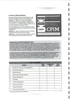 CPIM Part 01 | PDF