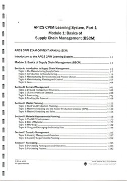 CPIM Part 01 | PDF