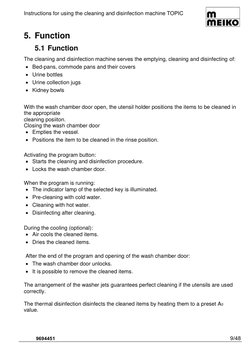 Meiko User Guide.pdf Meiko Topic 20 Operating Instructions | PDF | Door | Kitchen Utensil