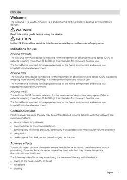 ResMed AirCurve 10 User Guide | PDF | Humidity | Sleep Apnea