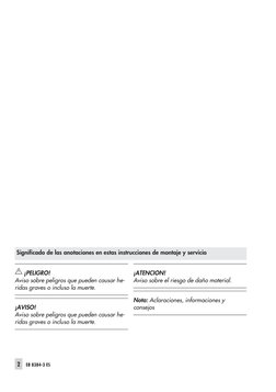 2
EB 8384-3 ES
¡PELIGRO!
Aviso sobre peligros que pueden causar he-
ridas graves o incluso la muerte.
¡AVISO!
Aviso sobre pel