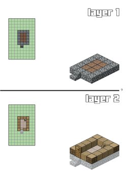 Basic Minecraft Layering Layer by Layer A Minecraft Building Guide The NPC Village | PDF ...