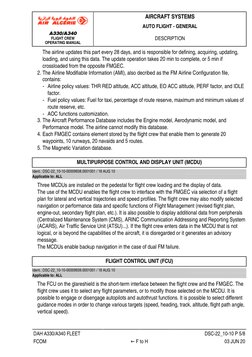 A330/A340
FLIGHT CREW
OPERATING MANUAL
AIRCRAFT SYSTEMS
AUTO FLIGHT - GENERAL
DESCRIPTION
DAH A330/A340 FLEET
DSC-22_10-10 P