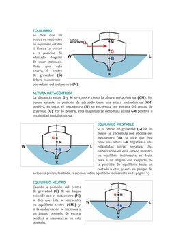 EQUILIBRIO
Se 
dice 
que 
un
buque se encuentra
en equilibrio estable
si tiende a volver
a la posición de
adrizado 
después
d
