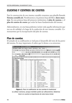 CUENTAS Y CENTROS DE COSTOS
Para la construcción de este sistema contable crearemos una planilla llamada
Sistema contable.xls