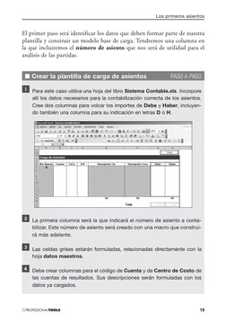 El primer paso será identificar los datos que deben formar parte de nuestra
plantilla y construir un modelo base de carga. Te